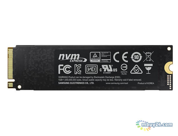Накопитель SSD Samsung 970 PRO 1TB NVMe M.2 MLC (MZ-V7P1T0BW) фото №2