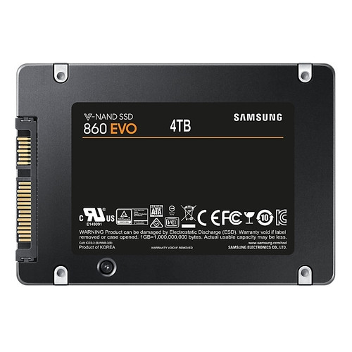 Твердотельный накопитель SSD 2.5 Samsung 860 EVO 4TB SATA V-NAND 3bit MLC (MZ-76E4T0BW) фото №2