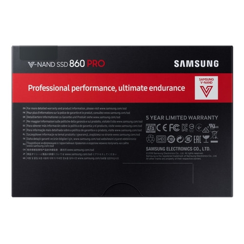 Накопители SSD Samsung 2.5 860 PRO 1TB (MZ-76P1T0BW) фото №6
