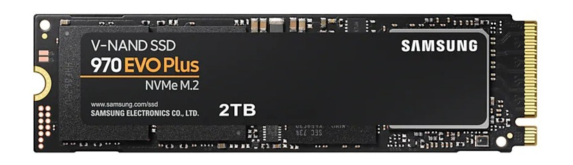 Твердотільний накопичувач SSD Samsung M.2 2TB 970 EVO PLUS NVMe PCIe 3.0 4x 2280 V-NAND 3-bit MLC (MZ-V7S2T0BW) фото №1