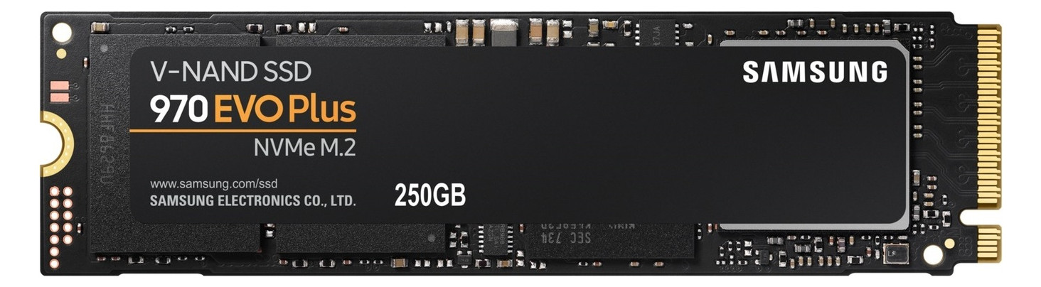 Накопичувач SSD 250GB Samsung 970 EVO Plus M.2 PCIe 3.0 x4 NVMe 3D TLC (MZ-V7S250BW) фото №1