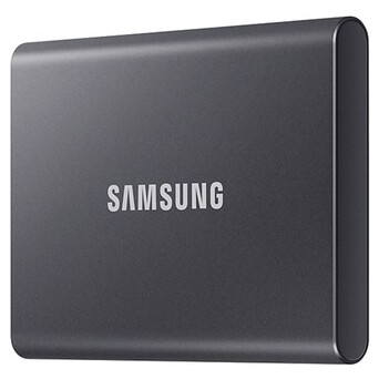SSD накопичувач Samsung T7 1 TB Titan Gray (MU-PC1T0T/WW) фото №3