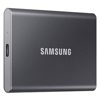 SSD накопичувач Samsung T7 1 TB Titan Gray (MU-PC1T0T/WW) фото №2