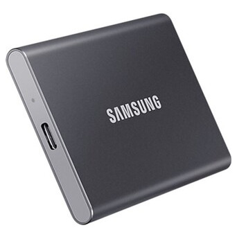 SSD накопичувач Samsung T7 2TB Titan Gray (MU-PC2T0T/WW) фото №7