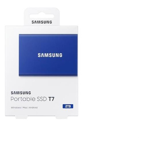 SSD накопичувач Samsung T7 2TB Indigo Blue (MU-PC2T0H/WW) фото №6