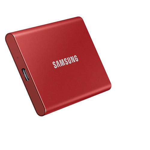 SSD накопичувач зовнішній Samsung T7 1TB Red (MU-PC1T0R/WW) фото №4