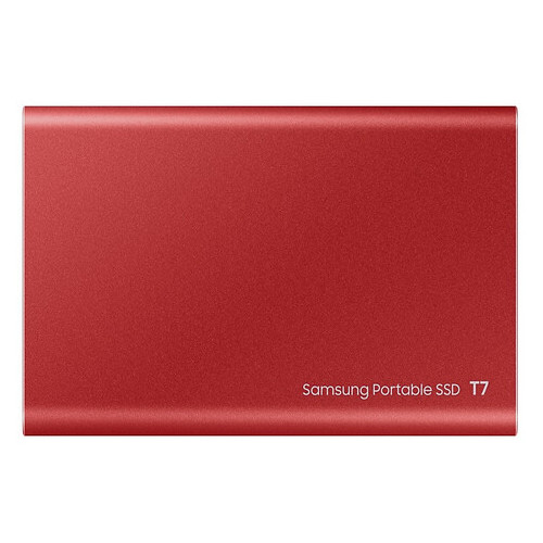 SSD накопичувач зовнішній Samsung T7 1TB Red (MU-PC1T0R/WW) фото №8