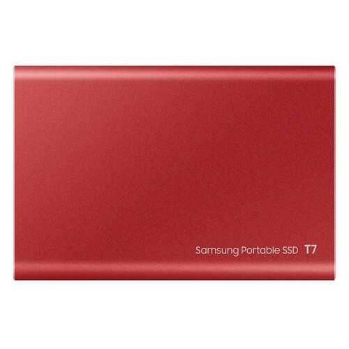 Зовнішній накопичувач SSD 2.5 USB 500GB Samsung T7 Red (MU-PC500R/WW) фото №5