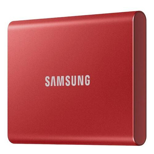 Зовнішній накопичувач SSD 2.5 USB 500GB Samsung T7 Red (MU-PC500R/WW) фото №4