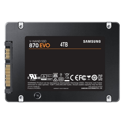 Накопичувач SSD 2.5 Samsung 870 EVO 4TB SATA 3bit MLC (MZ-77E4T0BW) фото №3