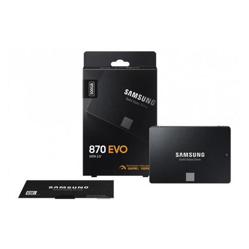Накопичувач SSD Samsung 250G 2.5 SATA3 870 EVO MLC (MZ-77E250B/EU) фото №4