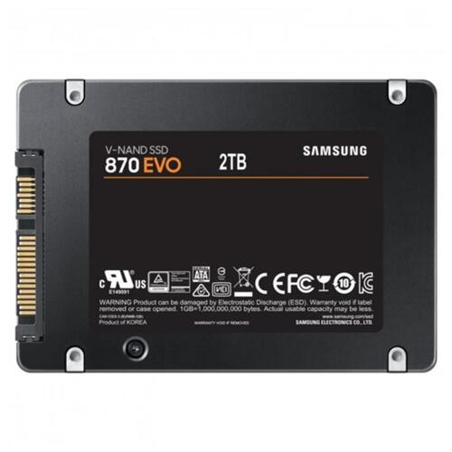 SSD накопичувач 2.5 Samsung 870 EVO 2 TB (MZ-77E2T0BW) фото №3