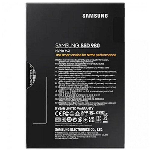 SSD накопичувач Samsung 980 1 TB (MZ-V8V1T0BW) фото №6