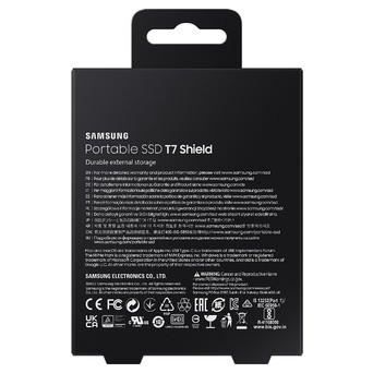 SSD накопичувач Samsung T7 Shield 1TB Black (MU-PE1T0S/AM) фото №10