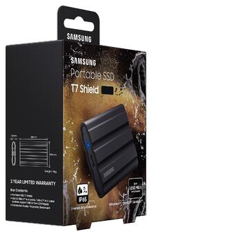 Накопичувач зовнішній SSD 2.5 USB 2.0TB Samsung T7 Shield Black (MU-PE2T0S/EU) фото №9