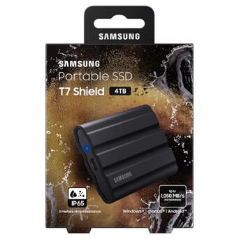 SSD накопичувач Samsung T7 Shield 4TB Black (MU-PE4T0S/AM) фото №10