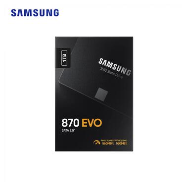 Накопичувач SSD Samsung 870 Evo 1TB 2.5 SATA III V-NAND 3bit MLC (MZ-77E1T0BW) фото №6