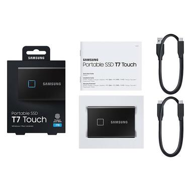 SSD накопичувач зовнішній  Samsung T7 Touch 1TB Black (MU-PC1T0K/WW) фото №7