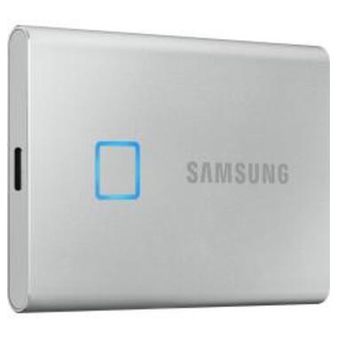 SSD накопичувач зовнішній  Samsung T7 Touch 1TB Silver (MU-PC1T0S/WW) фото №1