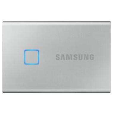 SSD накопичувач зовнішній  Samsung T7 Touch 500GB Silver (MU-PC500S/WW) фото №1
