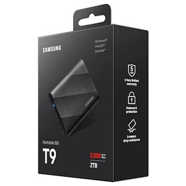 Накопичувач SSD USB 3.2 2TB T9 Samsung (MU-PG2T0B/EU) фото №11