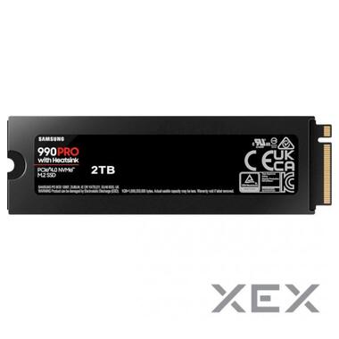 Накопитель SSD Samsung M.2 4TB PCIe 4.0 990PRO+радиатор (MZ-V9P4T0CW) фото №2