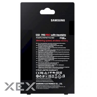 Накопитель SSD Samsung M.2 4TB PCIe 4.0 990PRO+радиатор (MZ-V9P4T0CW) фото №7