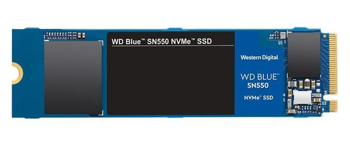 Твердотельный накопитель WD SSD M.2 Blue SN550 500GB NVMe PCIe 3.0 4x 2280 TLC фото №3