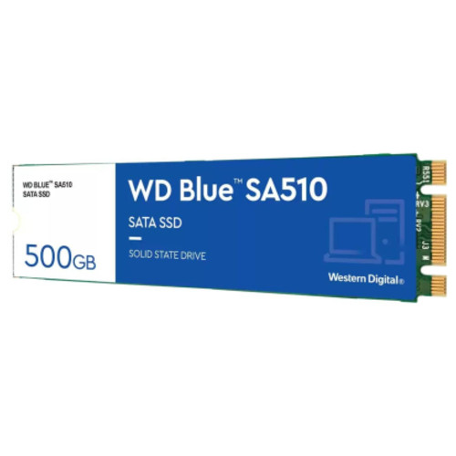 Накопичувач SSD M.2 2280500GB SA510 WD (WDS500G3B0B) фото №1