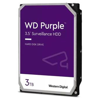 Накопитель HDD SATA 3.0TB WD Purple 5400rpm 256MB (WD33PURZ) фото №2