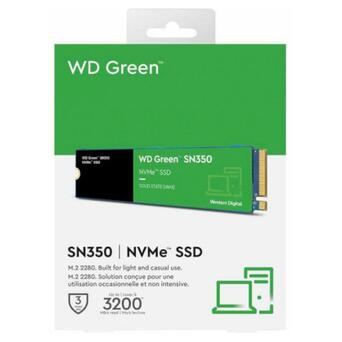 Накопичувач SSD M.2 2280 250GB SN350 WD (WDS250G2G0C) фото №5
