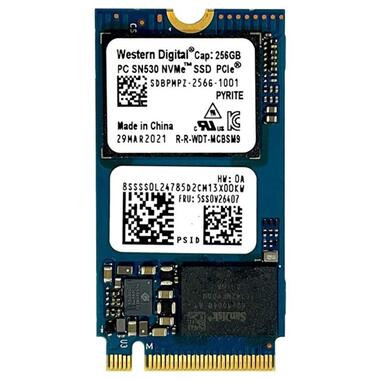 Накопичувач SSD 256GB WD PC SN530 M.2 2242 PCIe 3.0 x4 NVMe TLC (SDBPMPZ-256G) фото №1