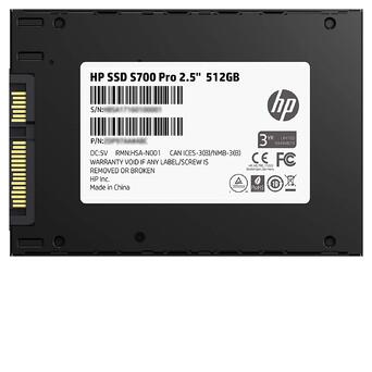 SSD накопитель 2.5 HP S700 Pro 512 GB (2AP99AA) фото №4