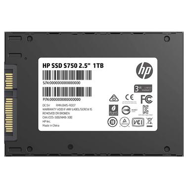 Накопичувач SSD 1TB HP S750 SATA III 2.5 TLC (16L54AA) фото №4