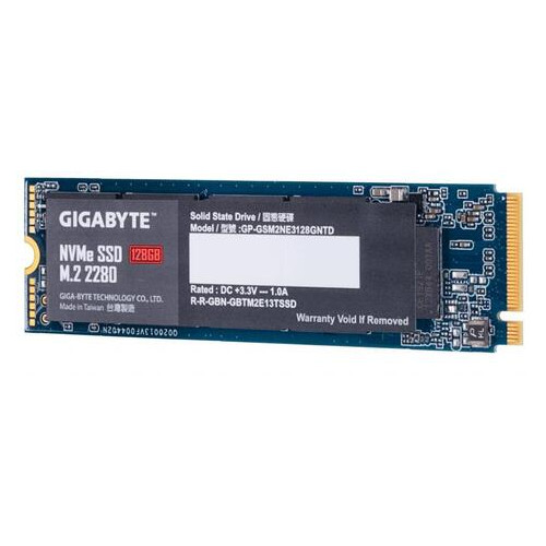 Накопичувач SSD Gigabyte M.2 2280 128GB (GP-GSM2NE3128GNTD) фото №1