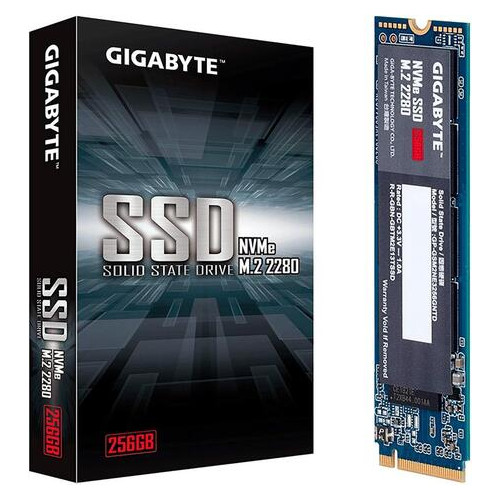 Твердотельный накопитель SSD M.2 Gigabyte 256GB NVMe PCIe 3.0 4x 2280 фото №2