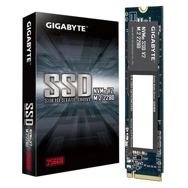 Накопитель SSD  256GB Gigabyte NVMe SSD V2 M.2 PCIe 3.0 x4 3D NAND TLC (G3NVMEV2256G) фото №3