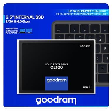 НакопичувачSSD Goodram 2.5 960GB (SSDPR-CL100-960-G3) фото №7