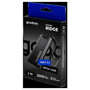 ssd внешний GOODRAM MOVE RIDGE BLACK 512GB Type C (SSDR-GMRE-512-K0) фото №3