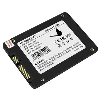 SSD накопичувач GoldenfIr SSD SATA3 2.5 TLC 120GB фото №4