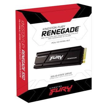 SSD накопичувач Kingston FURY Renegade PCIe 4.0 NVMe M.2 1TB w/Heatsink фото №4
