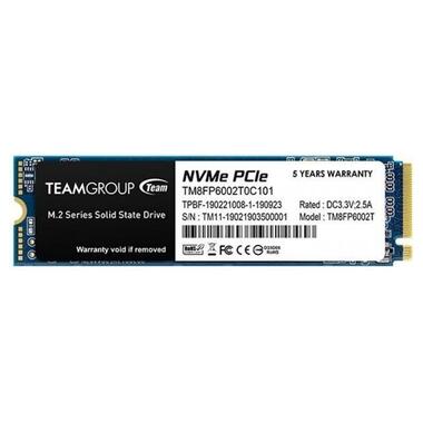 Твердотільний накопичувач SSD Team M.2 NVMe PCIe 3.0 x4 2TB MP33 2280 TLC (TM8FP6002T0C101) фото №1