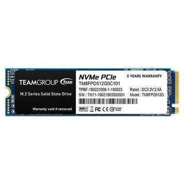 Накопичувач SSD 2TB Team MP33 Pro M.2 2280 PCIe 3.0 x4 3D TLC (TM8FPD002T0C101) фото №1