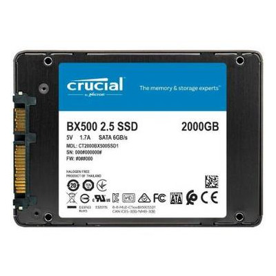 SSD накопичувач 2.5 Crucial BX500 2 TB (CT2000BX500SSD1) фото №2