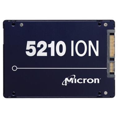 Накопичувач SSD 2.5 3.84TB 5210 ION Micron (MTFDDAK3T8QDE-2AV1ZABYYR) фото №1