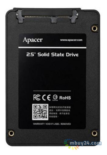 SSD накопичувач Apacer AS340 240GB SATAIII TLC (AP240GAS340G-1) фото №2