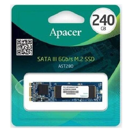 SSD накопичувач 240GB Apacer AST280 M.2 SATAIII TLC (AP240GAST280-1) фото №2