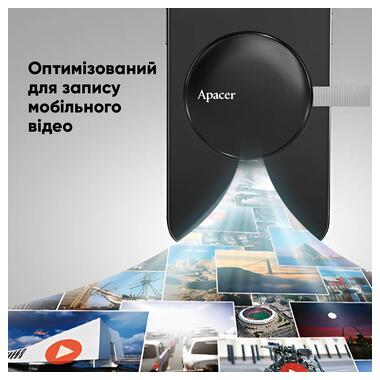 Накопитель SSD Apacer AS725 1 ТВ USB 3.2 Gen 2 Type-C 3D NAND Black (AP1TBAS725B-1) фото №8