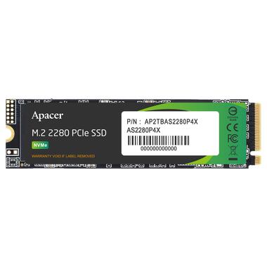 Накопитель SSD M.2 Apacer AS2280P4X 1TB 2280 PCIe 3.0x4 NVMe 3D NAND Read/Write: 2100/1700 MB/sec (AP1TBAS2280P4X-1) фото №2