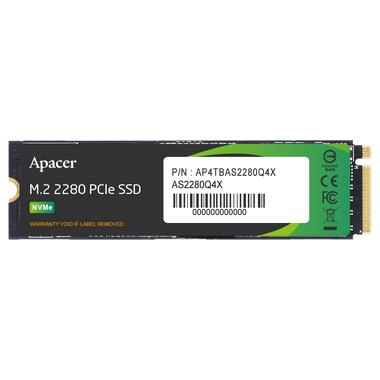 Накопитель SSD M.2 Apacer AS2280Q4X 2TB 2280 PCIe 3.0x4 NVMe 3D NAND Read/Write: 5000/4400 MB/sec (AP2TBAS2280Q4X-1) фото №3
